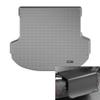 WeatherTech Cargo Trunk Liner with Bumper Protector for Hyundai Santa Fe - Behind 2nd Row w/Bumper Protector (421211SK), Grey view 1