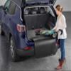 WeatherTech Cargo Trunk Liner with Bumper Protector for Hyundai Santa Fe - Behind 2nd Row w/Bumper Protector (421211SK), Grey view 4