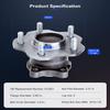 ECCPP 512201 x1 Rear Wheel Hub Bearing Assembly 02-06 for Nissan Altima 04-08 for Nissan Maxima 04-09 for Nissan Quest W/ABS 5-Lug Left or Right view 4