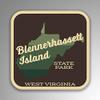 JB Print Magnet Blennerhassett Island State Park Explore Wanderlust West Virginia Vinyl Decal Sticker Car Waterproof Car Decal Magnetic Bumper Sticker 5" view 1