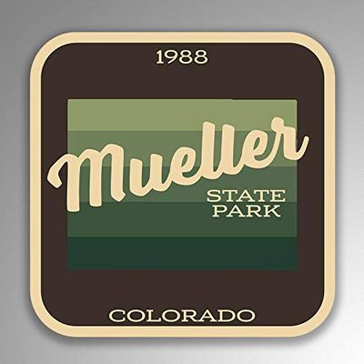 JB Print Magnet Mueller State Park Explore Wanderlust Camping Hiking Vinyl Decal Sticker Car Waterproof Car Decal Magnetic Bumper Sticker 5"