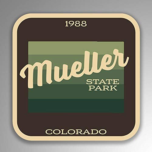 JB Print Magnet Mueller State Park Explore Wanderlust Camping Hiking Vinyl Decal Sticker Car Waterproof Car Decal Magnetic Bumper Sticker 5"