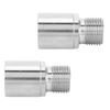 VGEBY1 Bike Pedal Extender, 1 Pair Steel Foot Pedal Extenders with L and R Markings for Road Bicycle view 2