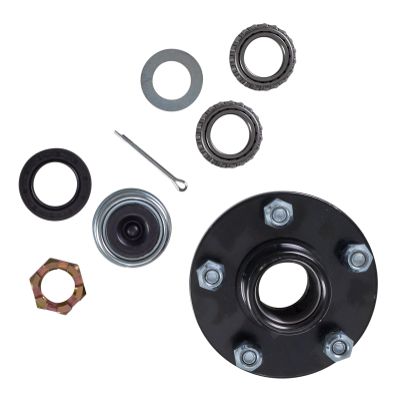 5-Bolt Trailer Hub Kit, 1 1/16 Inch Bearing