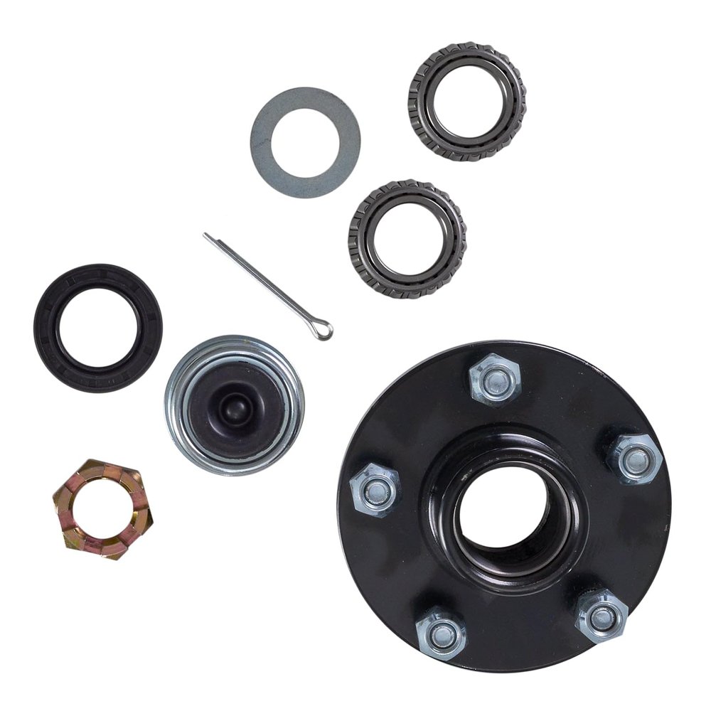 5-Bolt Trailer Hub Kit, 1 1/16 Inch Bearing