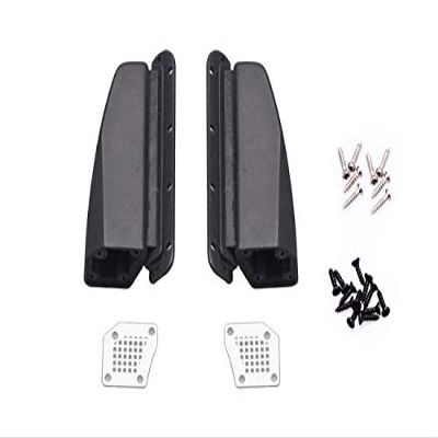 R/C Scale Accessories : Metal Cover Fender Vent For Traxxax TRX-4 Ford (82046-4) - 24Pc Set Black