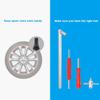 Riseuvo Stem Puller and Installer - 10pcs TR412, 6pcs TR413, 6pcs TR414 Short Rubber Tire Valve Stems, 4 Way and Single Head Valve Core Remover Tool view 2