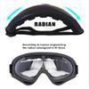 LJDJ Motorcycle Goggles - Glasses Set of 2 - Dirt Bike ATV Motocross Anti-UV Adjustable Riding Offroad Protective Combat Tactical Military Goggles for Men Women Kids Youth Adult view 2