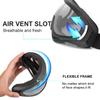 LJDJ Motorcycle Goggles - Glasses Set of 2 - Dirt Bike ATV Motocross Anti-UV Adjustable Riding Offroad Protective Combat Tactical Military Goggles for Men Women Kids Youth Adult view 3