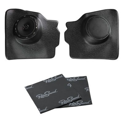 RetroSound Retro Manufacturing Kick Panels with Deluxe Speakers and Sound Dampening KPV014977-652-M