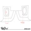 RetroSound Retro Manufacturing Kick Panels with Premium Speakers KPM216476-463 view 2
