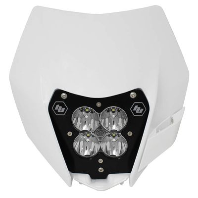 Baja Designs XL80 LED Headlight Kit with Shell for KTM XCM, XCF, EXC, XCW Motorcycle (White)