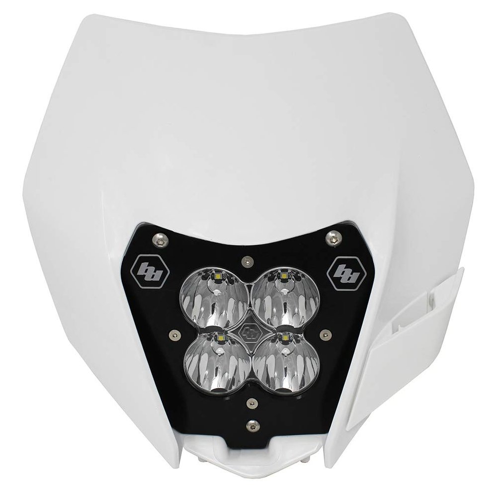 Baja Designs XL80 LED Headlight Kit with Shell for KTM XCM, XCF, EXC, XCW Motorcycle (White)