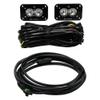 Baja Designs Led Work Light Clear Lens Wide Cornering Pattern Flush Mount Kit S2 Sport view 1