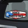 Makoroni - Ponce Puerto RICO Puerto Rican - Puerto Rico Flag Car Laptop Wall Sticker Decal - 3.5'by8'(Small) or 4.5'by10'(Large) view 1