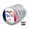 GRAPHICS & MORE Iowa State Flag Tire Rim Wheel Aluminum Valve Stem Caps view 3