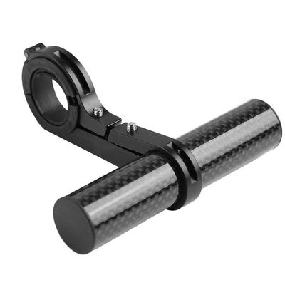 Cycling Computer Extender - Vibration Dampened Carbon Mount for Trail Riding