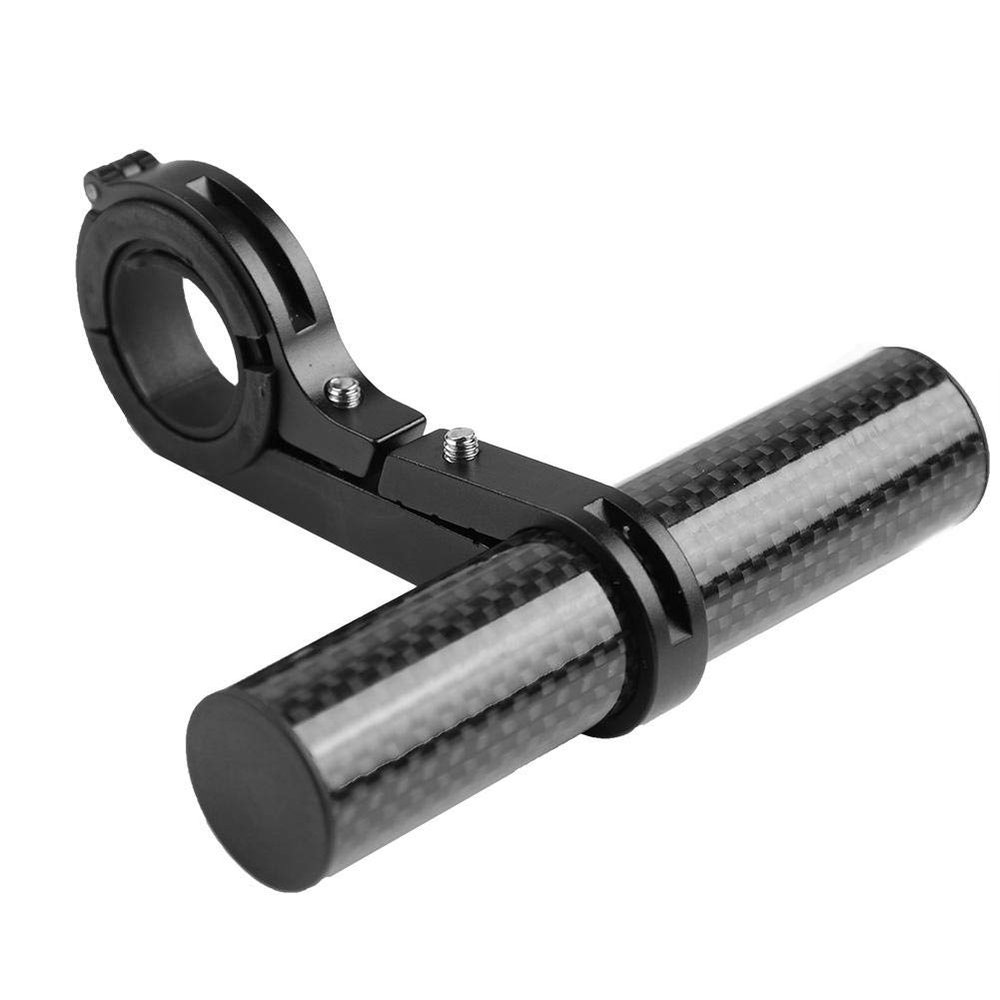 Cycling Computer Extender - Vibration Dampened Carbon Mount for Trail Riding