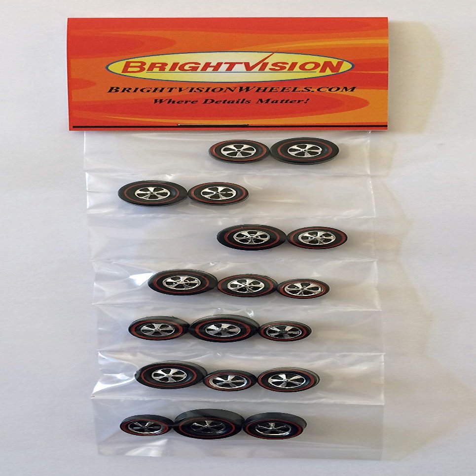 Brightvision Special Sampler Set - 18 Redline Wheels The Premier Reproductions