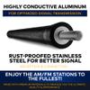 Antenna Mast for Dodge RAM (2009-2026) - Black 6.5 Inch Highly Durable Premium Truck Antenna Mast - Car Wash-Proof HD Radio Antenna Replacement for FM AM - Accessories for Dodge RAM for Men & Women view 2