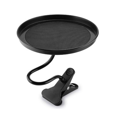 Protable Car Bracket Food Tray Convenient Round Food Holder Travel Drink Cup Coffee Table Stand Food Tray