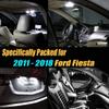 8Pc Super White 6000k Car Interior LED Light Bulb Kit Pack Compatible for 2011-2018 Ford Fiesta view 2