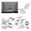 CNUPSM Interior Roof Map Light Lens 34401-SDA-A21 34402-SDA-A21 Compatible With Honda TSX Accord Civic Fit view 2