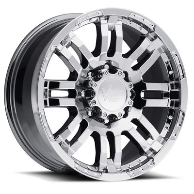VISION OFF ROAD WARRIOR Wheels/Rims 20x9 inch 165.1 ET18 C/B 125.2 Chrome