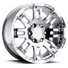 VISION OFF ROAD WARRIOR Wheels/Rims 20x9 inch 139.7 ET0 C/B 125.2 Chrome view 1