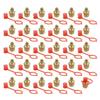 X AUTOHAUX M10 Straight Brass Hydraulic Grease Nipple Fittings with Dust Cap - 30 Set view 1