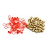 X AUTOHAUX M10 Straight Brass Hydraulic Grease Nipple Fittings with Dust Cap - 30 Set view 2