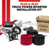 Tundra Heavy Duty Installation Kit for Truck Power Inverters M2000/ S1800/ M3024/ S3024 (24V) | Highest Safety Rating Cables with Short-Circuit & Overload Protection (10ft) (CM2010) view 2