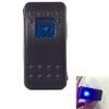 1PC 4Pin Blue LED Light 12V 20A Bar Rocker Toggle Switch LED Light Car Boat view 1
