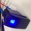 1PC 4Pin Blue LED Light 12V 20A Bar Rocker Toggle Switch LED Light Car Boat view 4