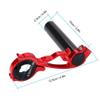 Bike Handlebar Extender, Aluminium Alloy Cycling Handlebar Extension Bracket for GPS Lamp/Units/Headlights/Cameras Mount (Red) view 2