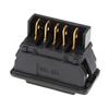 uxcell 5 Pins Car Window Switch Car Control Master Rocker Switch Momentary Glass Lifter Switch DC 12V 1pcs view 4