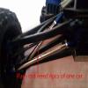 for Traxxas 1/10 EREVO 2.0 Summit EREVO 5319X 8618 Upgrade Steel Thicken (7mm) Adustable Push Rod Assembled with Aluminum Ends - 2pcs Set view 2
