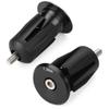 Alomejor Aluminum Alloy Handlebar End Plug for Mountain, Road, Folding Bike (Black) view 1