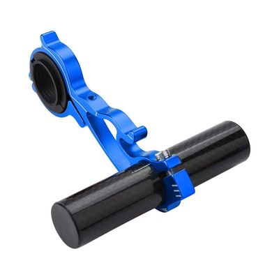 VGEBY1 Bike Handlebar Extender, Aluminium Alloy Cycling Handlebar Extension Bracket for GPS Lamp/Units/Headlights/Cameras Mount (Blue)