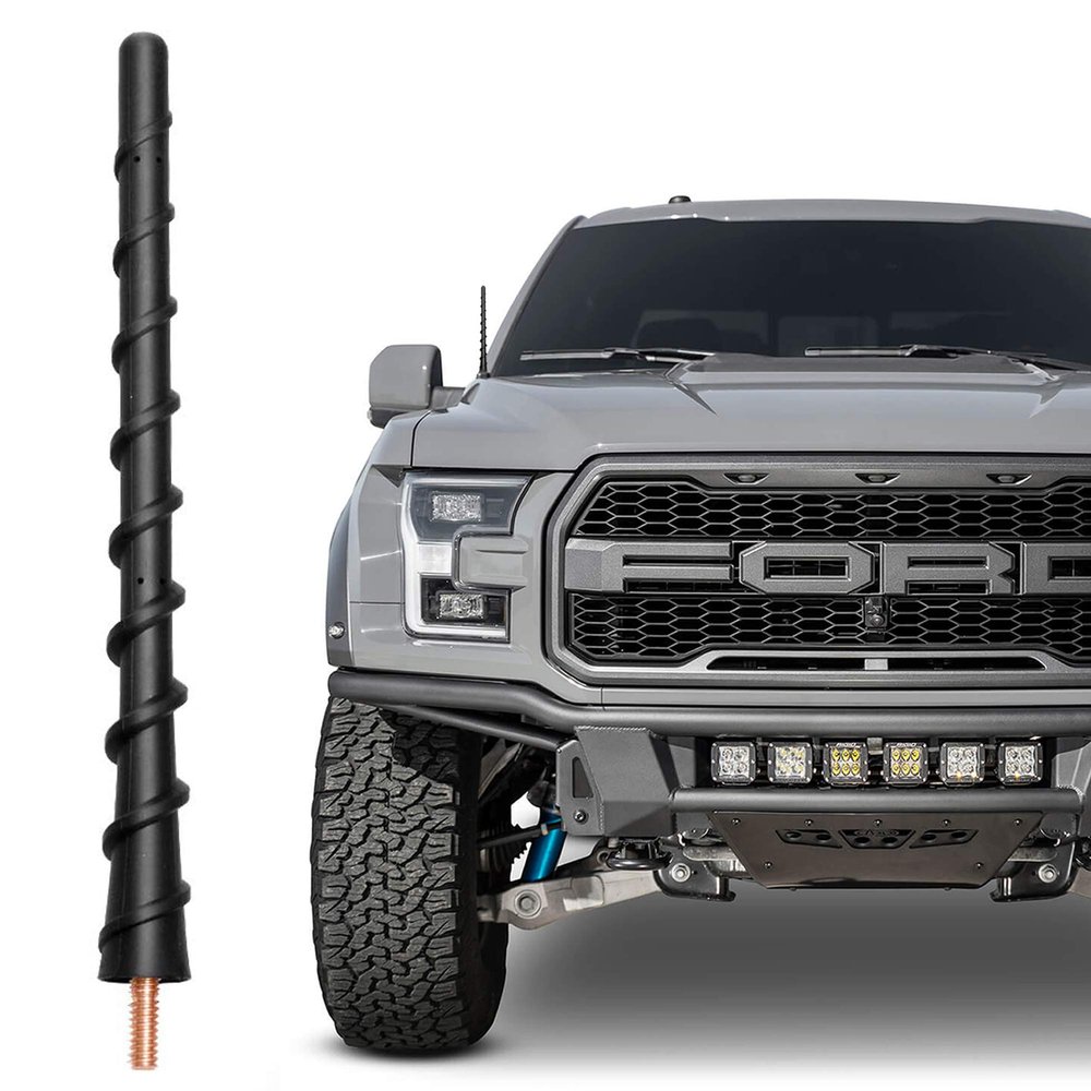 VOFONO Short Antenna for Ford F150 F-150 2009-2026, 7 Inch F-150 Raptor Lightning 2017-2026 F-250 F-350, 2021-2024 Bronco Pickup Truck Antenna Replacement, Ford Truck Accessories
