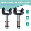 DRIVE UP Club Car Precedent Kin Pin, Golf Cart Front End King Pin Repair Kit for Club Car Precedent 2004-Up Gas and Electric Golf Carts, Replaces OEM 102287201 103638601 103638801 view 2