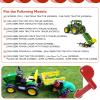 Trailer Hitch Pin Fits Peg Perego John Deere Farm Power Pull Turf Tractor Loader, Red Coupling Hitch Pin Replacement view 4