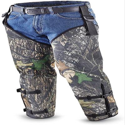 Snake Chapz Crackshot Snake Chaps (Mossy Oak, Short Stocky)