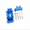 GPM For Tamiya TT-02 / TT-02T Upgrade Parts Aluminum Front Or Rear Gearbox Cover + Upper Arm Stabilizer - 1 Set Blue view 1
