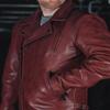 First Mfg Co - Night Rider - Men's Motorcycle Biker Riding Oxblood Leather Jacket - 3X Large - Action Back Armor Pockets Gussets Grommets Vented view 2