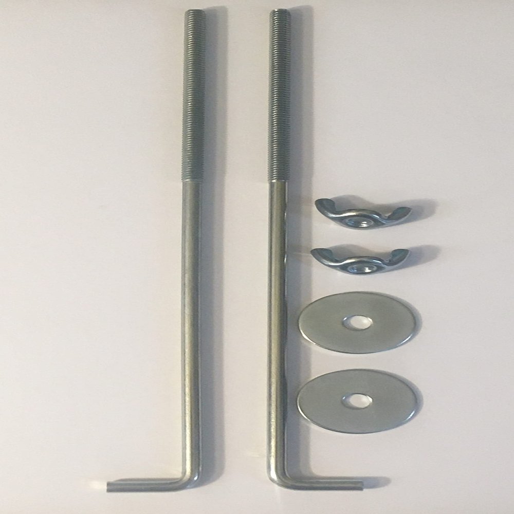 Quick Cable Hold Down 1/4" X 10" L Kit
