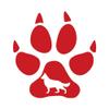 Dark Spark Decals German Shepherd Pawprint Breed Love 11 inch Red Indoor Outdoor Vinyl Decal view 1