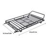 RC Crawler Roof Rack, Heavy Duty Metal with Bright LED Lights, Luggage Carrier for 1/10 Scale for RC Enthusiasts Off-Road Adventures view 3