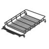 RC Roof Rack Luggage, Steel Construction, Luggage Tray Roof Rack, Heavy-Duty Cargo Carrier for 1/10 Scale RC Crawler Off-Road Adventures view 4
