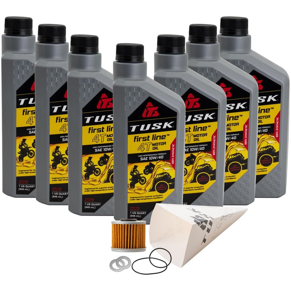 Tusk 4-Stroke Oil Change Kit Compatible with Honda Pioneer 1000/1000-5